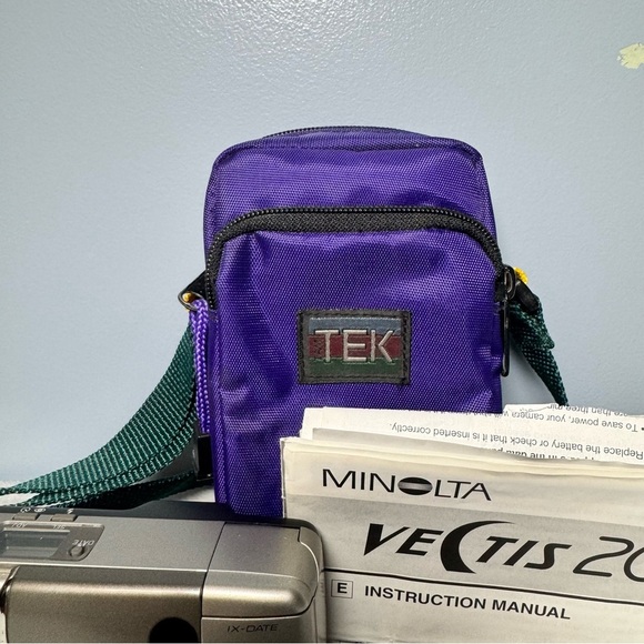 Minolta Vectis 20 APS Film Camera w/ Manual & Case – Vintage Point & Shoot - Picture 4 of 15